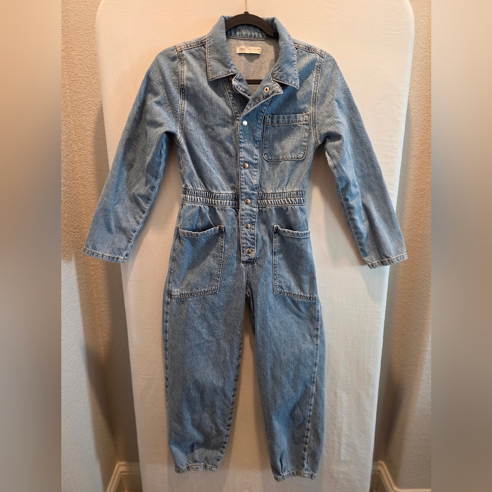 Zara Z1975 Denim Utility Boilersuit 90s Retro Vintage inspired 100% Cotton - Picture 2 of 12